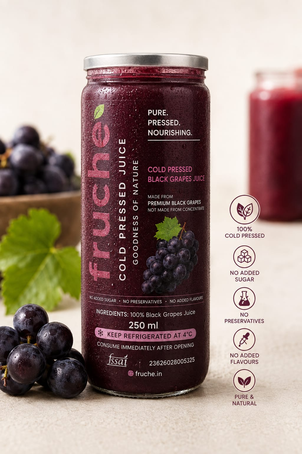 Black Grapes Juice